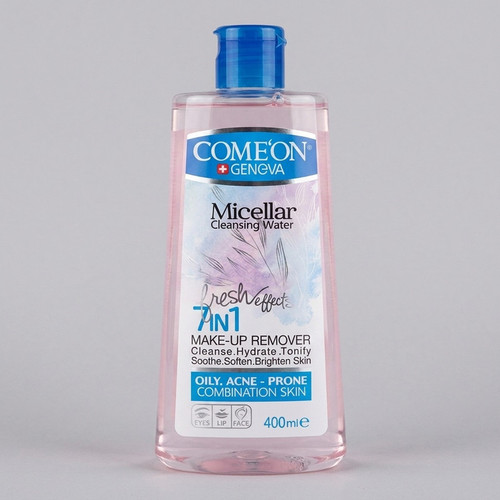 آب پاک کننده آرایش صورت کامان مدل OILY SKIN حجم 400 میلی لیتر