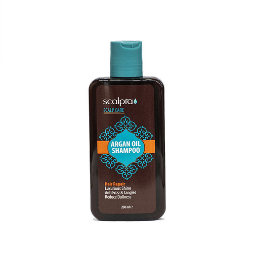 شامپو مو اسکالپیا مدل argan oil حجم 200 میلی لیتر